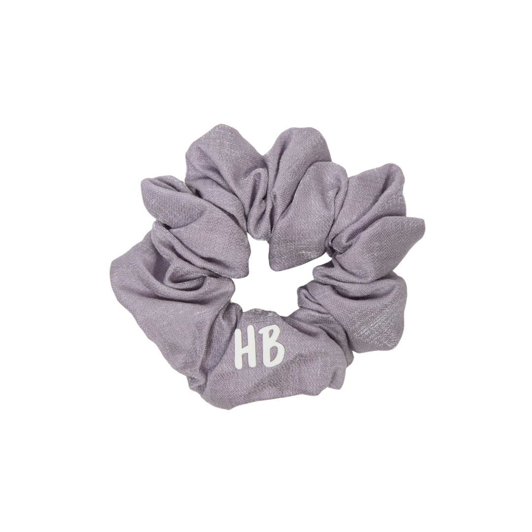 pony scrunchie satin sparkle