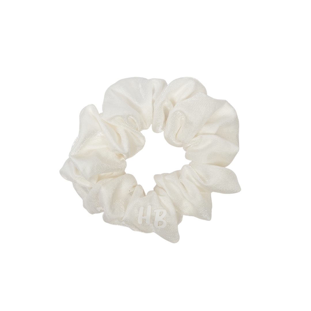pony scrunchie satin sparkle