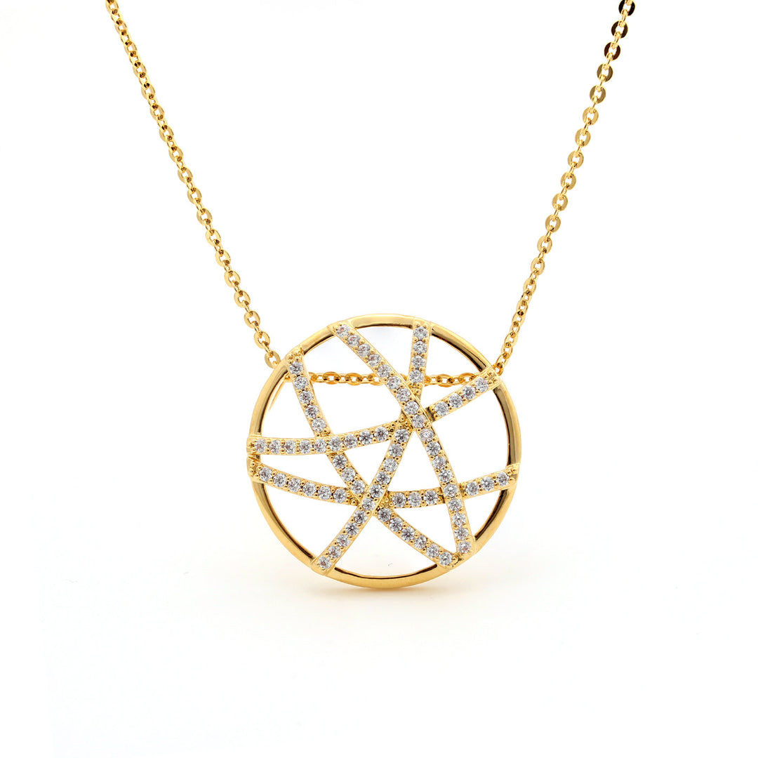necklace puffed web dome