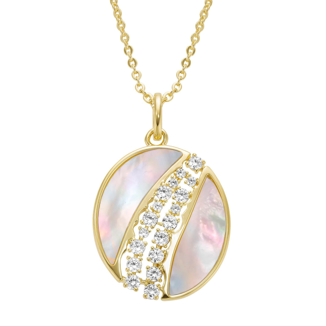 necklace falling stones mop