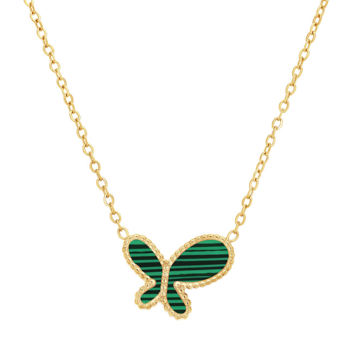 necklace mop butterfly