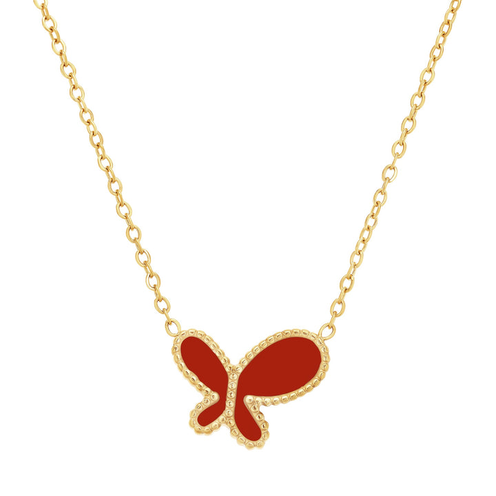 necklace mop butterfly