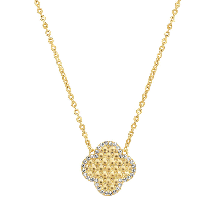necklace honycomb clover