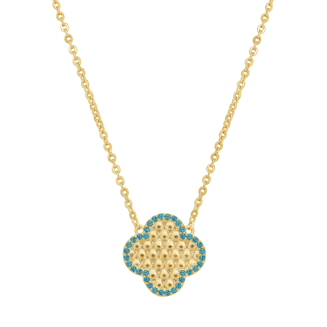 necklace honycomb clover