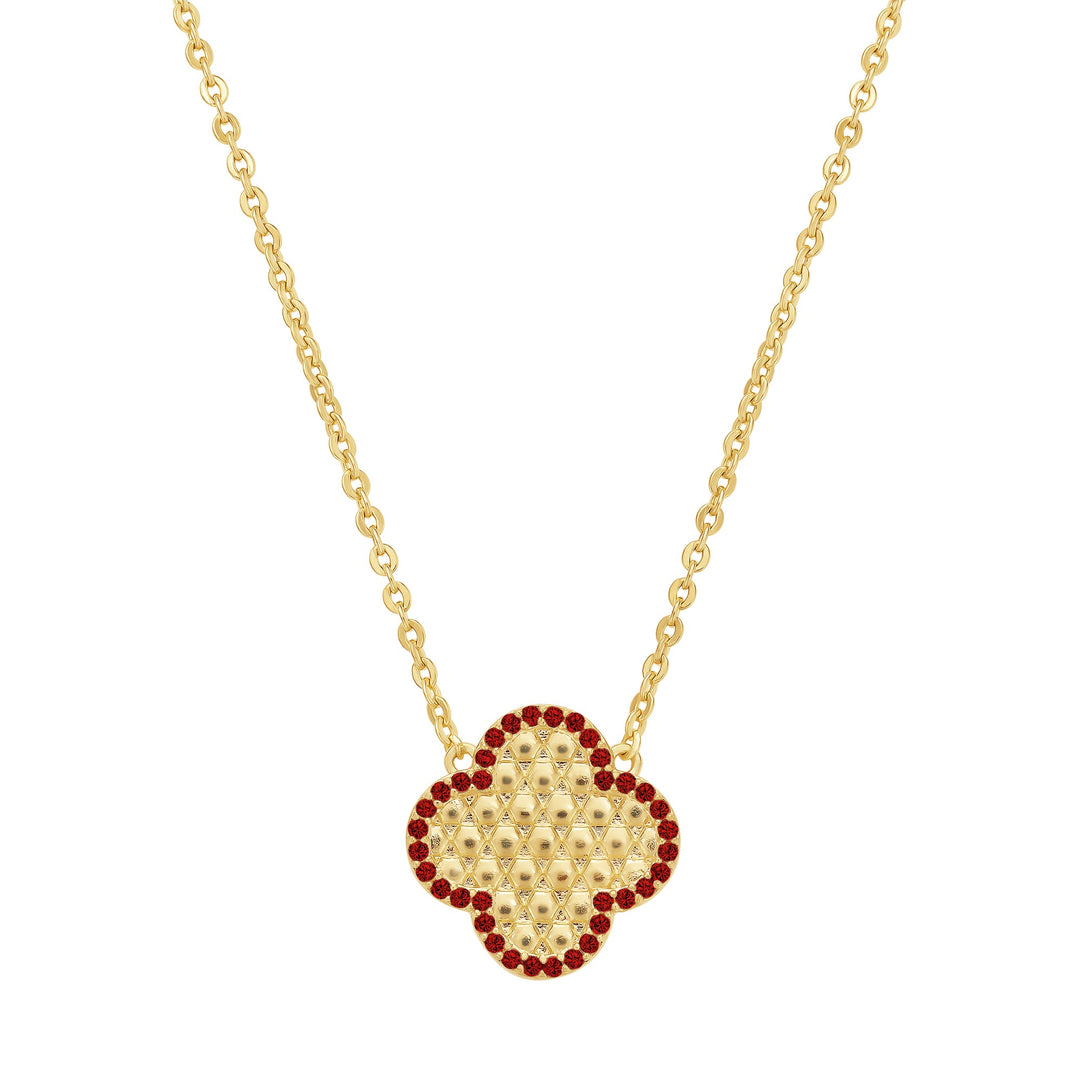 necklace honycomb clover