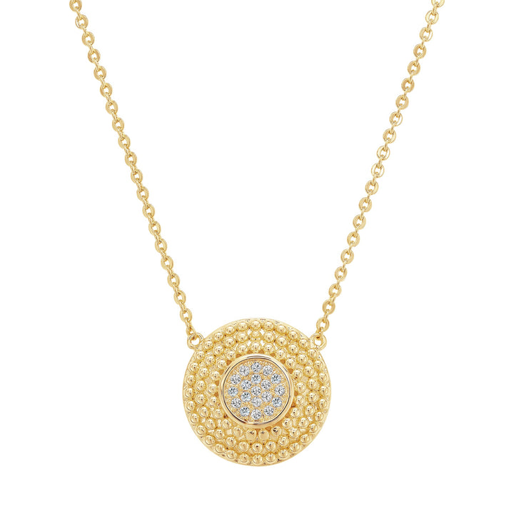 necklace ball textured circle
