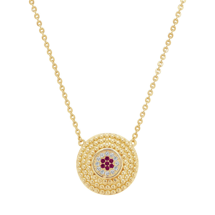 necklace ball textured circle