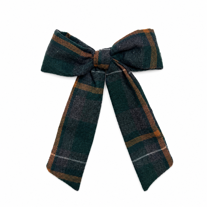 clip plaids bow