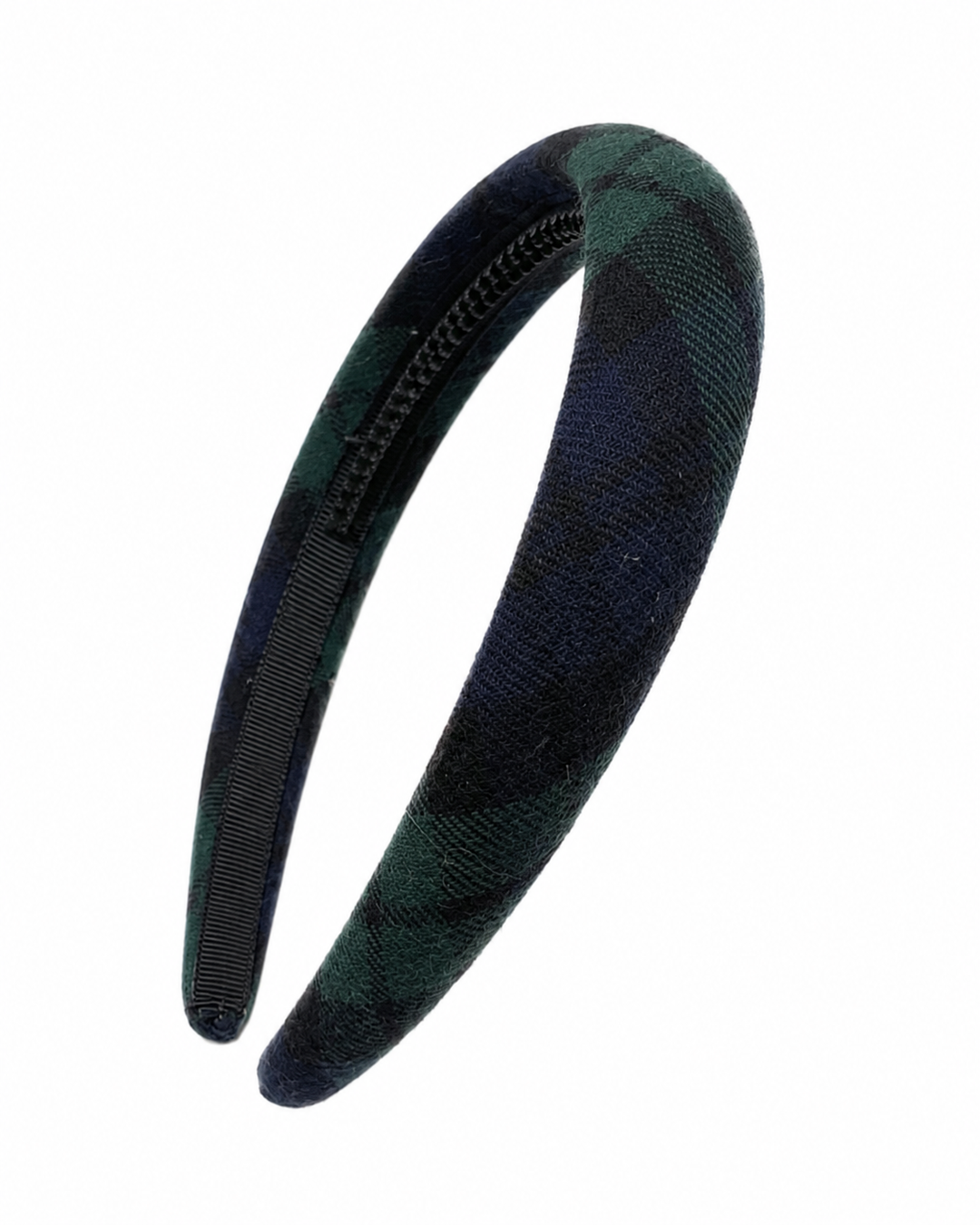 headband lightly padded plaids