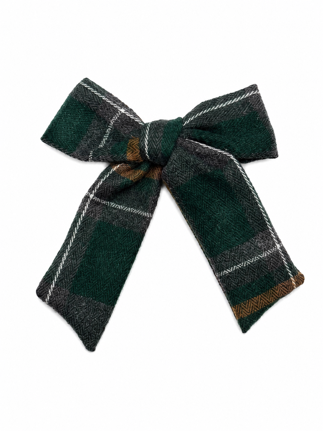 clip plaids bow