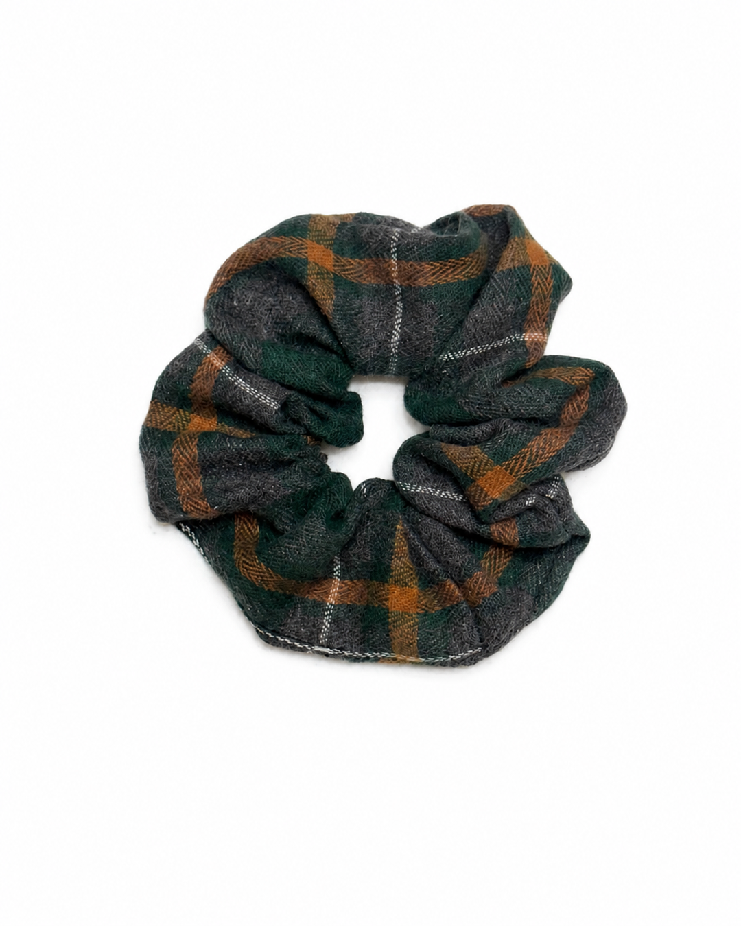 pony scrunchie plaids