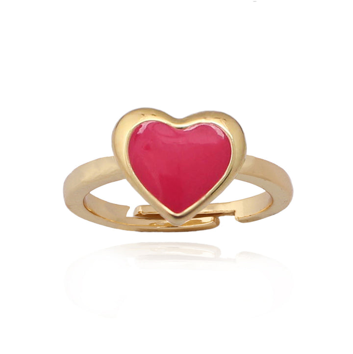 ring enamel heart baby