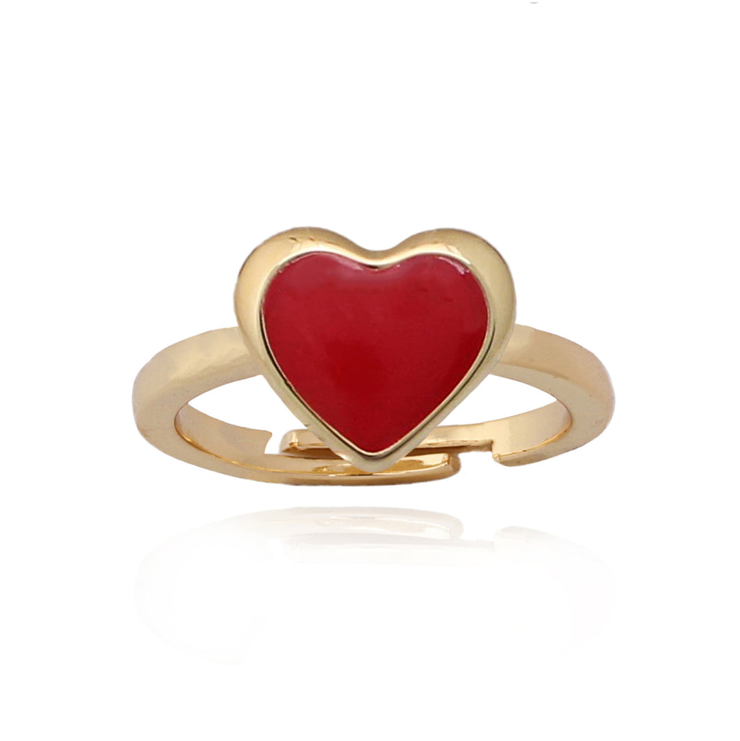 ring enamel heart baby