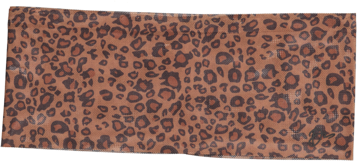 headwrap mesh leopard