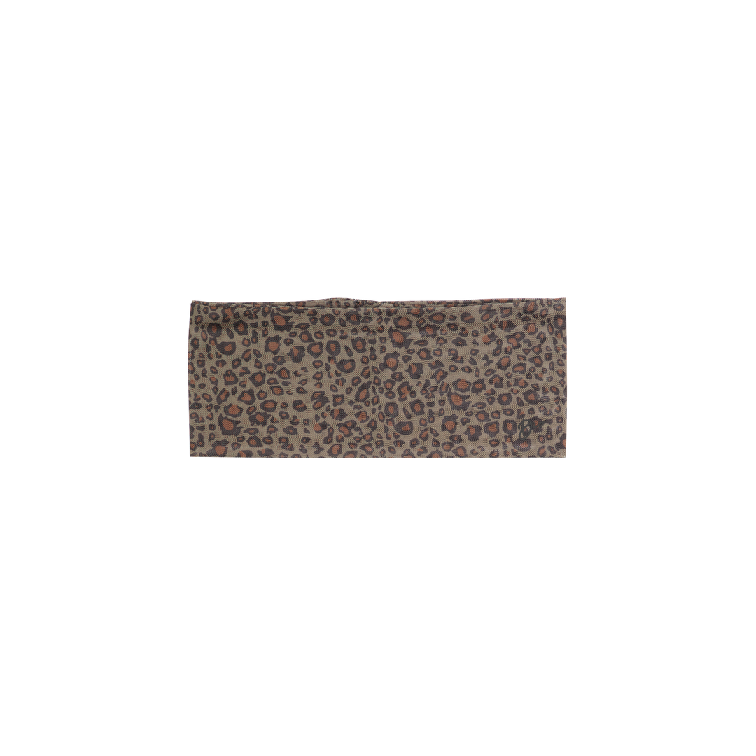 headwrap mesh leopard