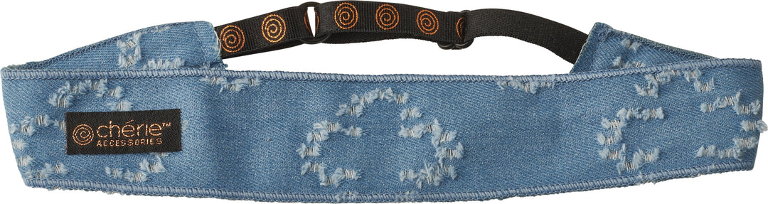 sweatband denim print