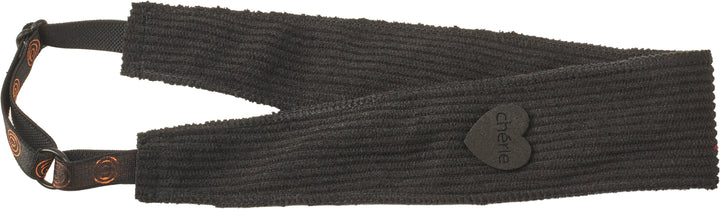sweatband corduroy heart stretch