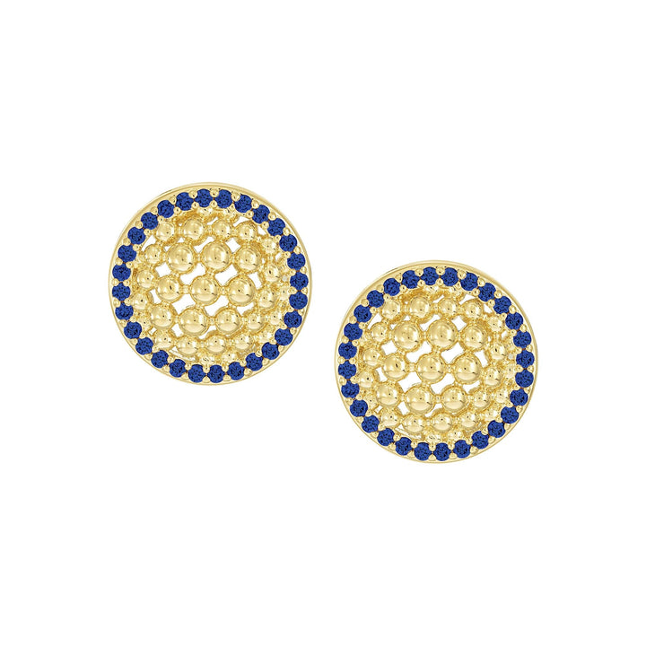 earring stud mesh dome