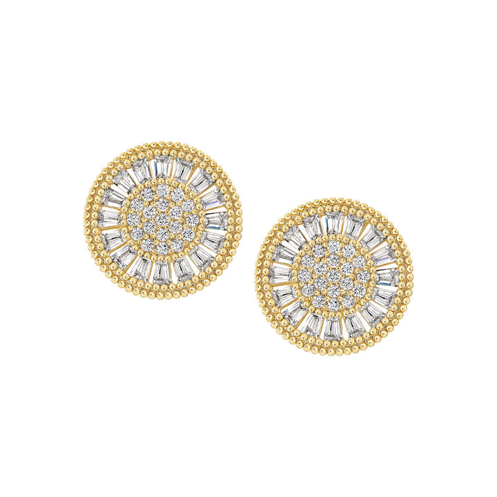 earring stud diverse shapes cluster