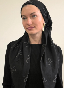 headscarf open bow