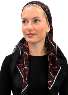 headscarf closed bright swirl