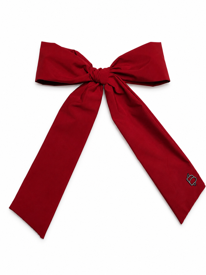clip taffeta winter edition bow