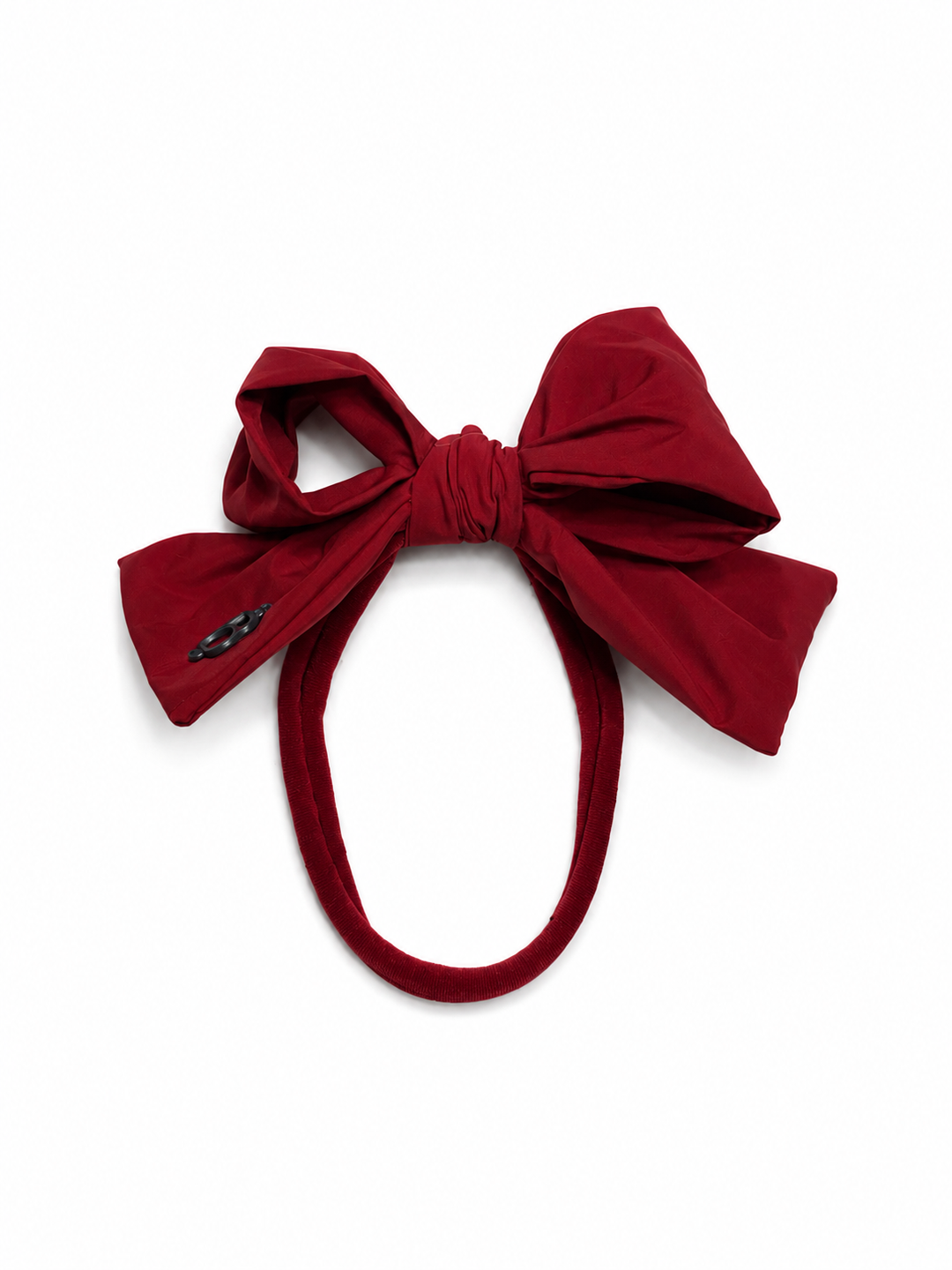 sweatband taffeta winter edition dressy bow