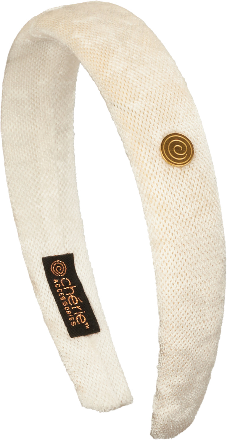 headband hard velvet mesh puffy