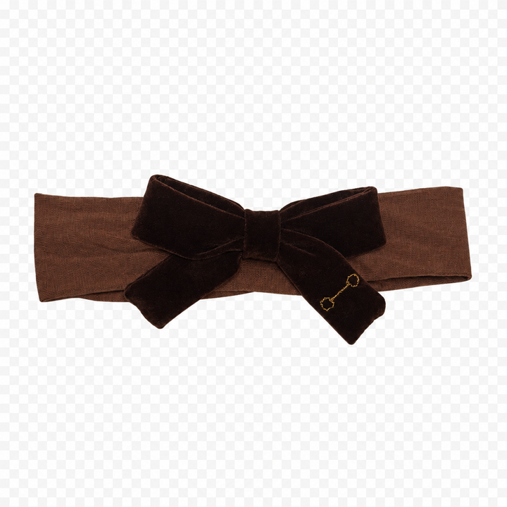 baby band velvet gold embroidered modal