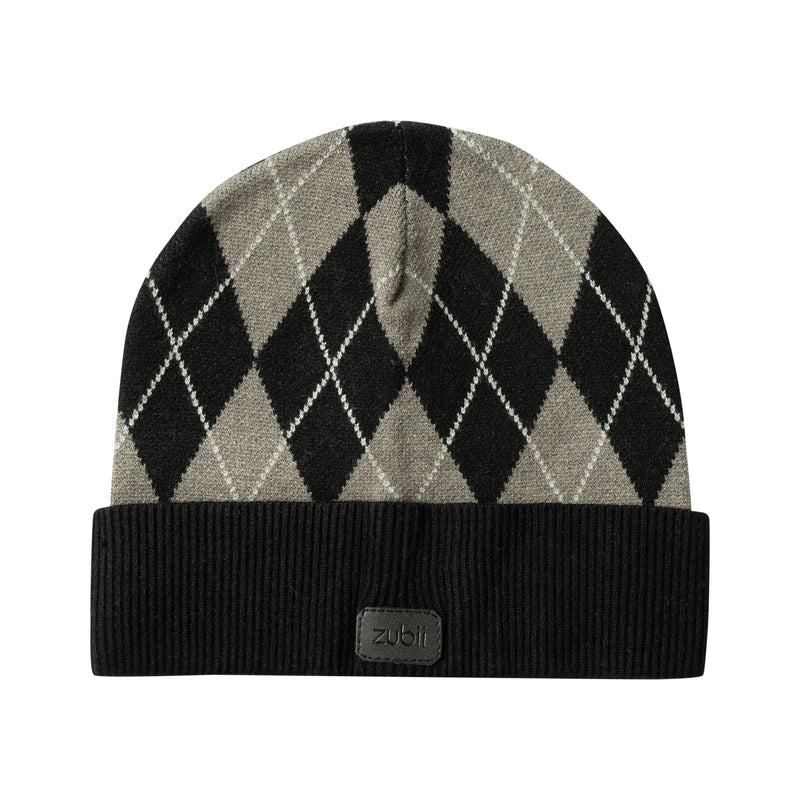 hat argyle with cuff