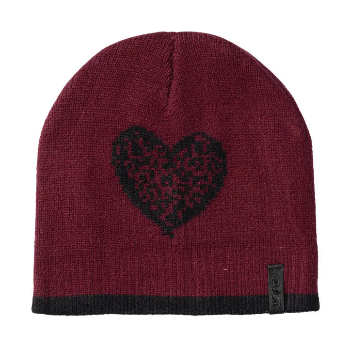 hat leopard heart