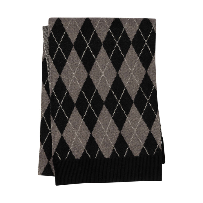 scarf argyle knit