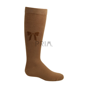 ZUBII SUEDE BOW KNEE SOCK