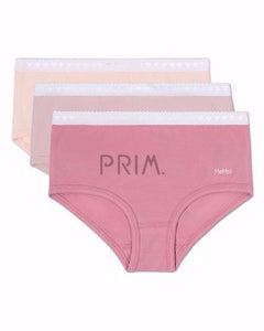 MEMOI SOLID CHROMATIC GIRLS 3 PK PANTY