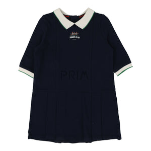 ANALOGIE PIQUE DRESS LONG SLEEVE