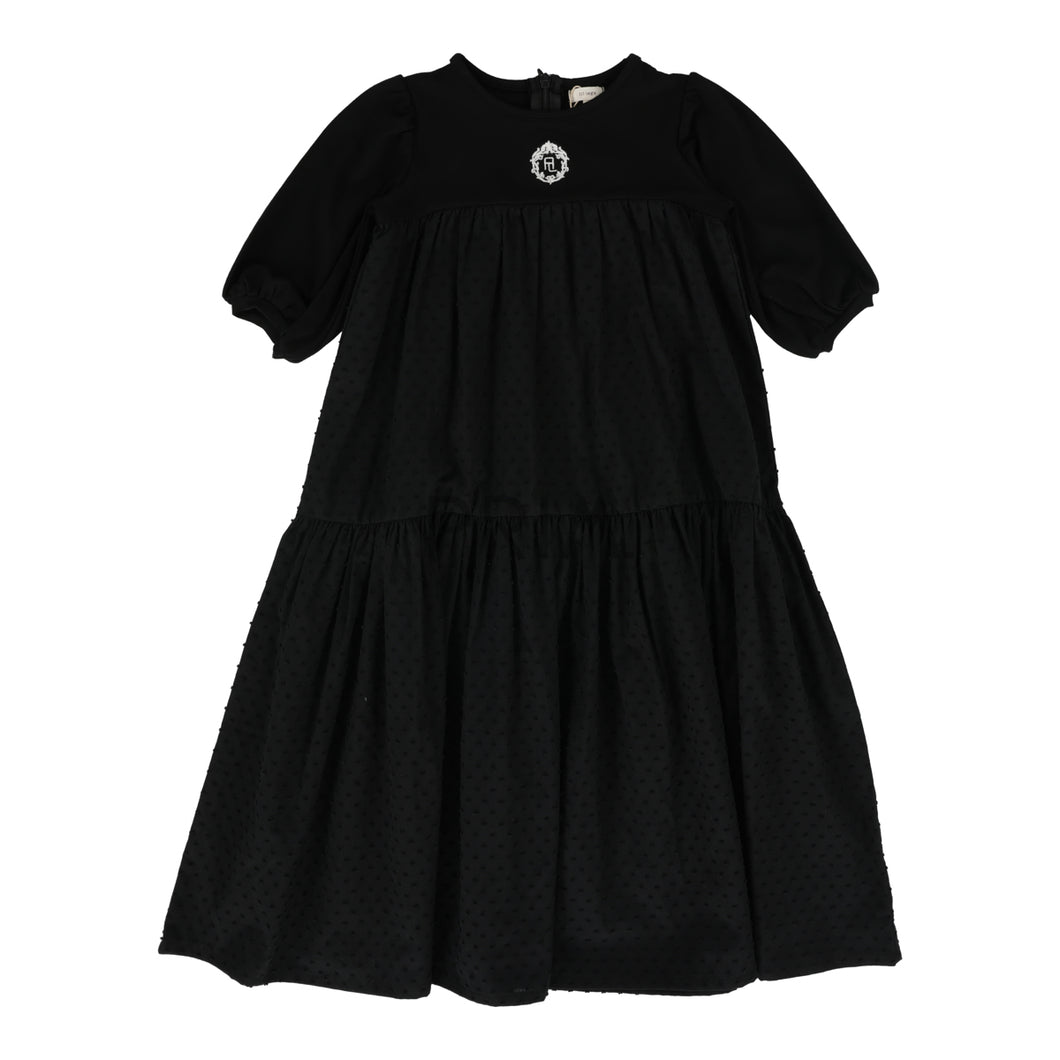LIL LEGS EMBLEM MAXI DRESS 3/4 SLEEVE