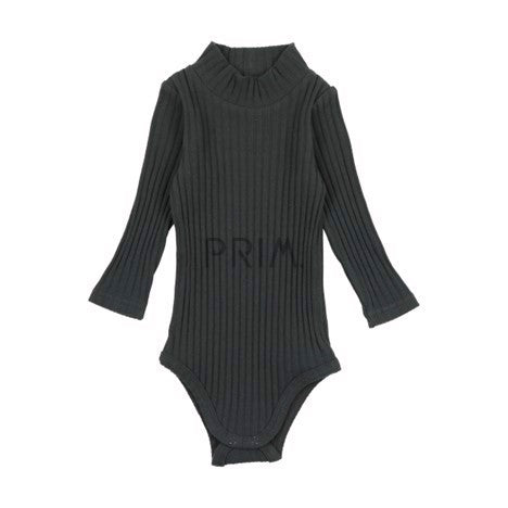 LIL LEGS RIBBED MOCKNECK ONESIE