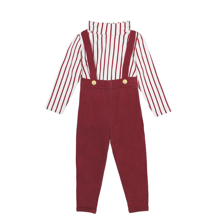 set outfit vertical stripes