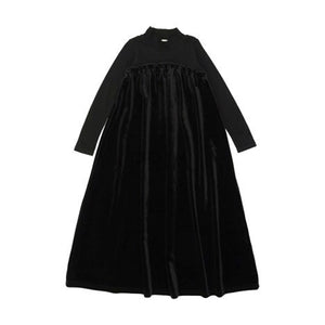 LIL LEGS VELOUR MAXI DRESS