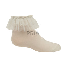 Load image into Gallery viewer, ZUBII TULLE DOUBLE RUFFLE ANKLE
