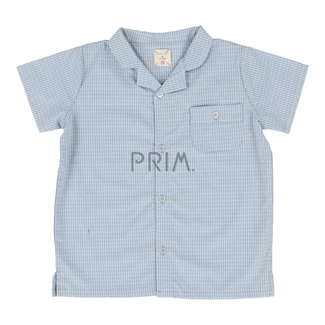 ANALOGIE WINDOWPANE COLLAR SHIRT