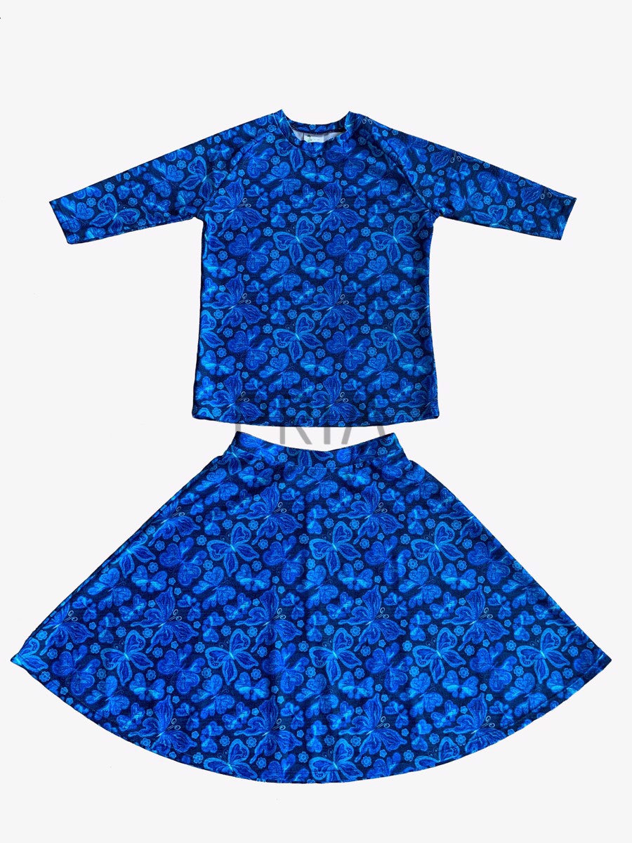 SWIM DENIM BUTTERFLY SET