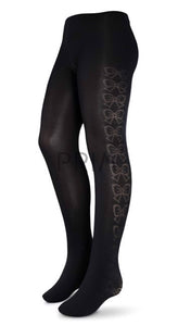 ZUBII V PATTERN MICROFIBER TIGHTS