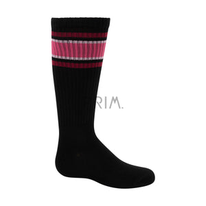 ZUBII COLORBLOCK SPORT STRIPE KNEE SOCK