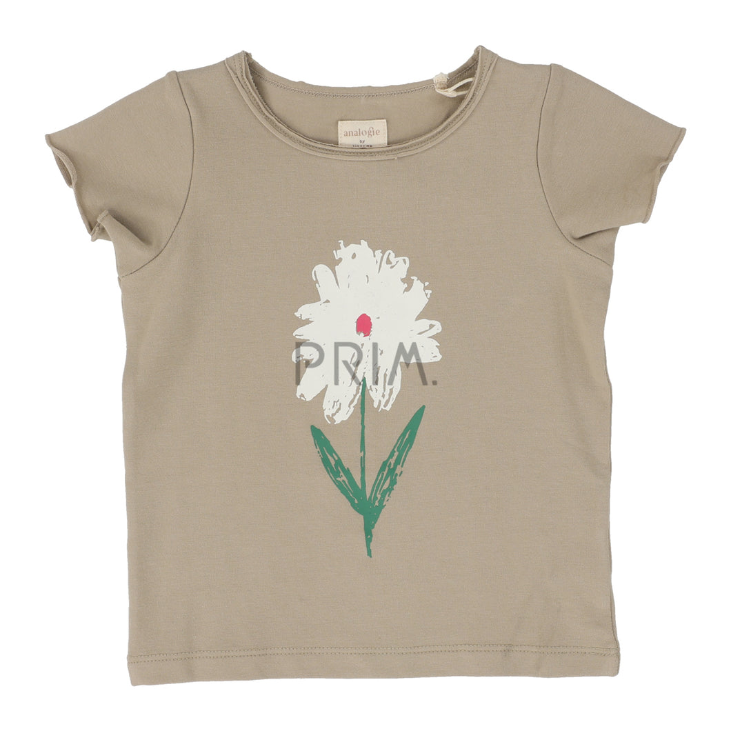 ANALOGIE FLOWER TEE SS