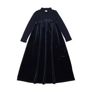 LIL LEGS VELOUR MAXI DRESS