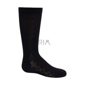 ZUBII FISHNET DIAMOND KNEE