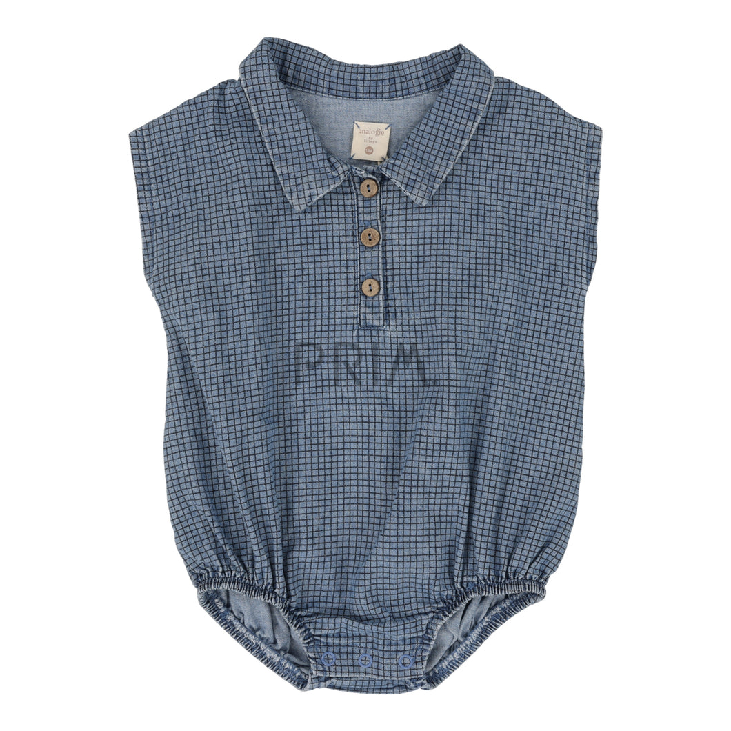 ANALOGIE CHECKED ROMPER