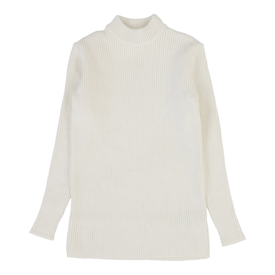 top l/s mockneck knit