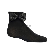 Load image into Gallery viewer, ZUBII TWEED RUFFLE ANKLE SOCK
